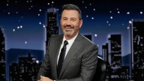 Late-night host Jimmy Kimmel for now taken off air over disputed statements concerning right-wing commentator Charlie Kirk