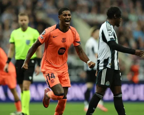 Marcus Rashford's Double Silences Newcastle's Celebrations and Secures Barcelona's Victory