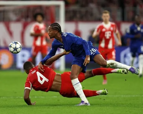 The Blues' boss explodes after the German giants center-back Tah avoids dismissal during Champions League loss