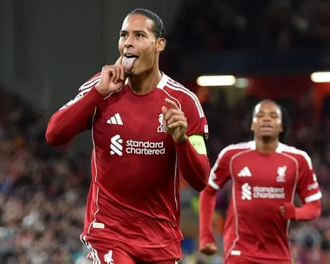 Liverpool’s captain heads late victory in clash with Spanish giants